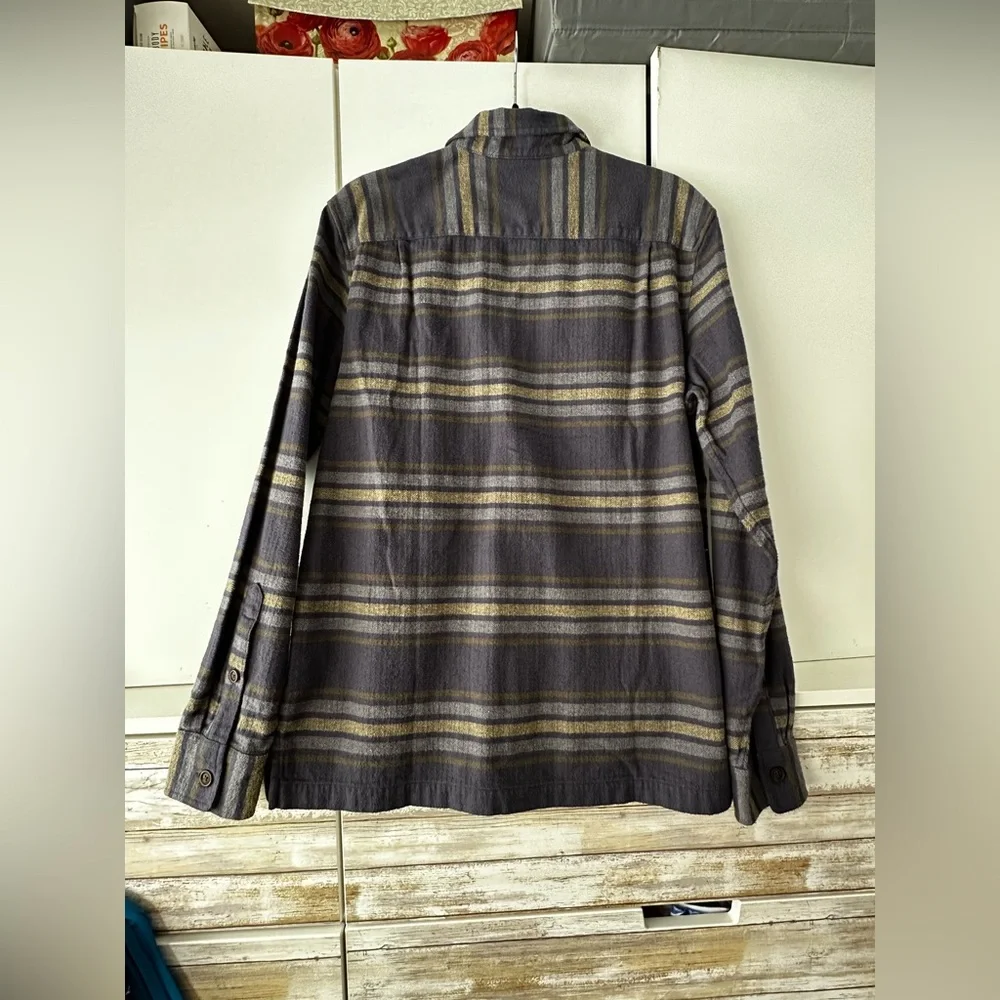 Lucky Brand Plaid Shirt Jacket Mens Small Flannel Shacket NWT